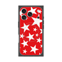 プレミアムスクエアケース with MagSafe［ Stars - Red ］