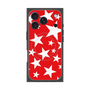 プレミアムスクエアケース with MagSafe［ Stars - Red ］
