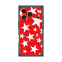 プレミアムスクエアケース with MagSafe［ Stars - Red ］