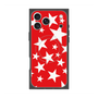 プレミアムスクエアケース with MagSafe［ Stars - Red ］