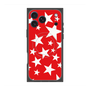 プレミアムスクエアケース with MagSafe［ Stars - Red ］
