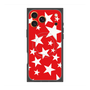 プレミアムスクエアケース with MagSafe［ Stars - Red ］
