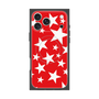 プレミアムスクエアケース with MagSafe［ Stars - Red ］
