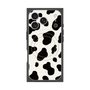 プレミアムスクエアケース with MagSafe［ Cow - White ］