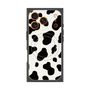 プレミアムスクエアケース with MagSafe［ Cow - White ］