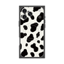 プレミアムスクエアケース with MagSafe［ Cow - White ］