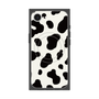 プレミアムスクエアケース with MagSafe［ Cow - White ］