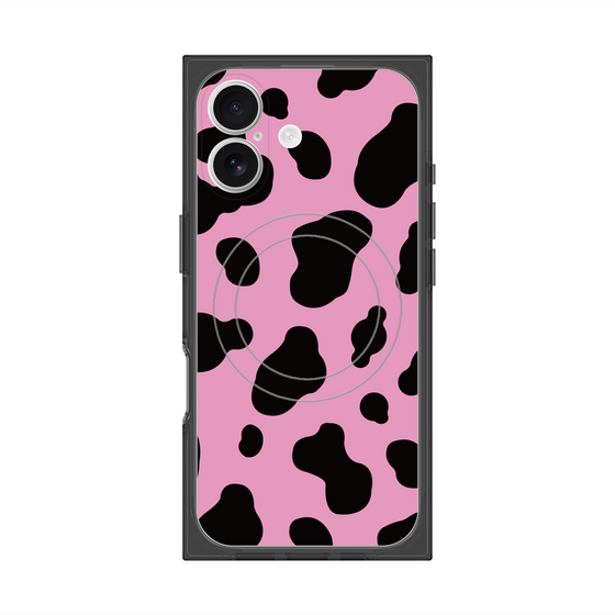 プレミアムスクエアケース with MagSafe［ Cow - Pink ］