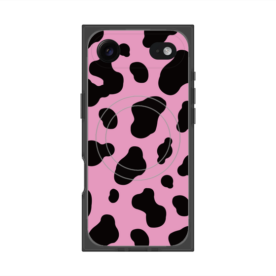 プレミアムスクエアケース with MagSafe［ Cow - Pink ］