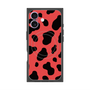 プレミアムスクエアケース with MagSafe［ Cow - Red ］