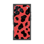 プレミアムスクエアケース with MagSafe［ Cow - Red ］