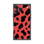 プレミアムスクエアケース with MagSafe［ Cow - Red ］