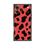 プレミアムスクエアケース with MagSafe［ Cow - Red ］