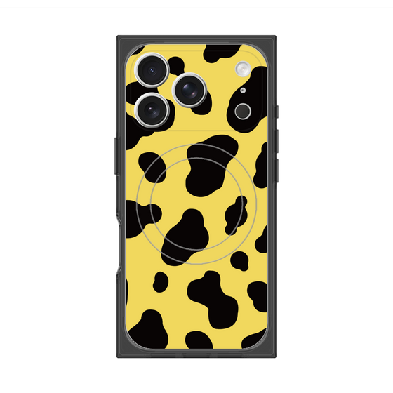 プレミアムスクエアケース with MagSafe［ Cow - Yellow ］
