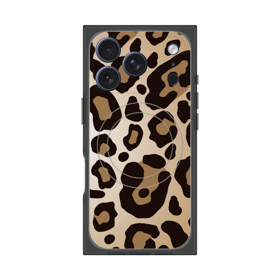 プレミアムスクエアケース with MagSafe［ Leopard - Yellow ］