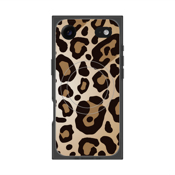 プレミアムスクエアケース with MagSafe［ Leopard - Yellow ］