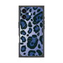 プレミアムスクエアケース with MagSafe［ Leopard - Blue ］