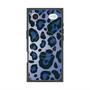 プレミアムスクエアケース with MagSafe［ Leopard - Blue ］