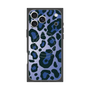 プレミアムスクエアケース with MagSafe［ Leopard - Blue ］