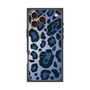 プレミアムスクエアケース with MagSafe［ Leopard - Blue ］