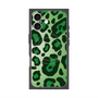 プレミアムスクエアケース with MagSafe［ Leopard - Green ］