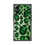 プレミアムスクエアケース with MagSafe［ Leopard - Green ］