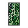 プレミアムスクエアケース with MagSafe［ Leopard - Green ］