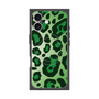 プレミアムスクエアケース with MagSafe［ Leopard - Green ］