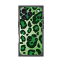 プレミアムスクエアケース with MagSafe［ Leopard - Green ］