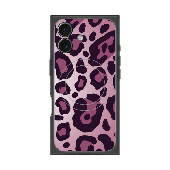 プレミアムスクエアケース with MagSafe［ Leopard - Pink ］