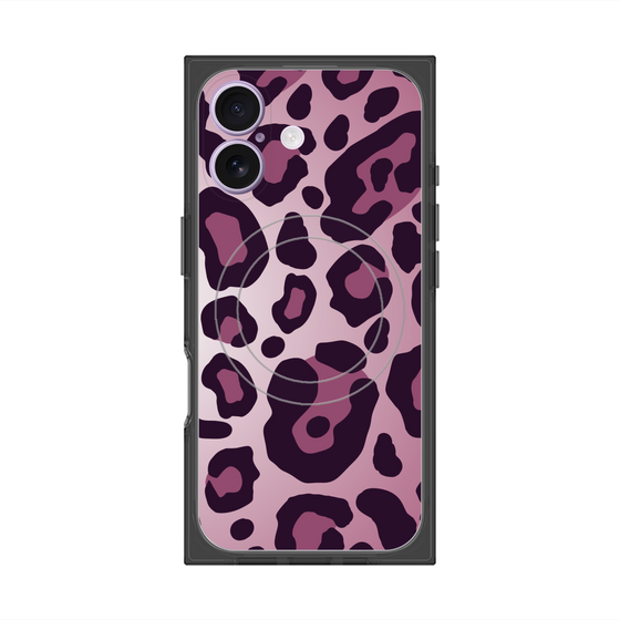 プレミアムスクエアケース with MagSafe［ Leopard - Pink ］