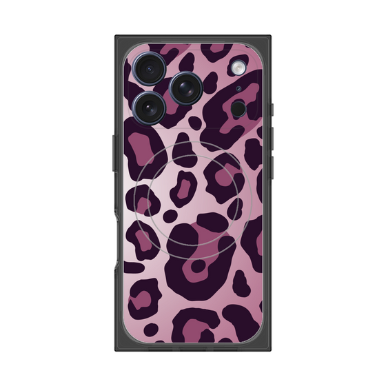プレミアムスクエアケース with MagSafe［ Leopard - Pink ］