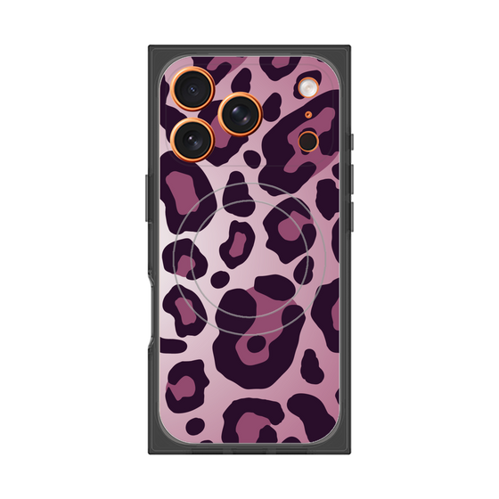 プレミアムスクエアケース with MagSafe［ Leopard - Pink ］