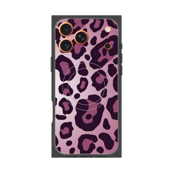 プレミアムスクエアケース with MagSafe［ Leopard - Pink ］