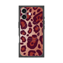 プレミアムスクエアケース with MagSafe［ Leopard - Red ］