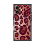 プレミアムスクエアケース with MagSafe［ Leopard - Red ］
