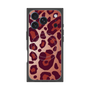 プレミアムスクエアケース with MagSafe［ Leopard - Red ］