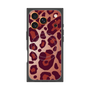 プレミアムスクエアケース with MagSafe［ Leopard - Red ］