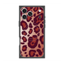 プレミアムスクエアケース with MagSafe［ Leopard - Red ］