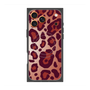 プレミアムスクエアケース with MagSafe［ Leopard - Red ］