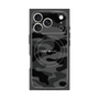 プレミアムスクエアケース with MagSafe［ Camouflage - Black ］