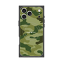プレミアムスクエアケース with MagSafe［ Camouflage - Green ］