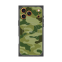 プレミアムスクエアケース with MagSafe［ Camouflage - Green ］