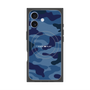 プレミアムスクエアケース with MagSafe［ Camouflage - Blue ］