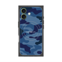 プレミアムスクエアケース with MagSafe［ Camouflage - Blue ］