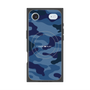 プレミアムスクエアケース with MagSafe［ Camouflage - Blue ］