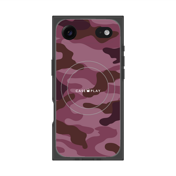プレミアムスクエアケース with MagSafe［ Camouflage - Pink ］
