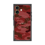 プレミアムスクエアケース with MagSafe［ Camouflage - Red ］