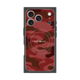 プレミアムスクエアケース with MagSafe［ Camouflage - Red ］