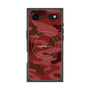 プレミアムスクエアケース with MagSafe［ Camouflage - Red ］
